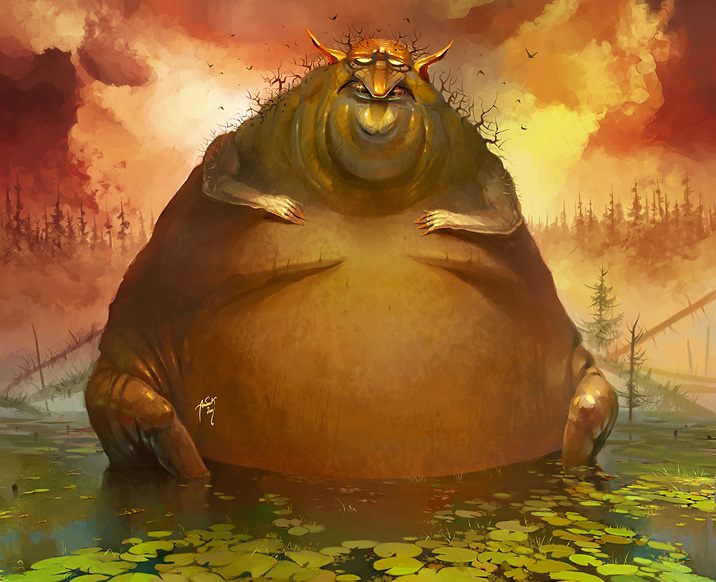 716x582, 70 Kb / рисунок, тролль