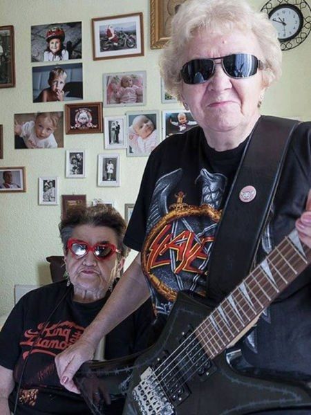 450x600, 64 Kb / Slayer, рок, метал, бабки, очки, гитара, King Diamond