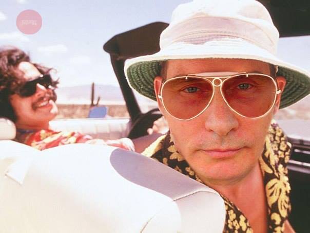 604x453, 29 Kb / путин, страх и ненависть в лас вегасе, фотожаба, очки