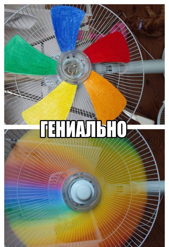 553x807, 113 Kb / Вентилятор, крыльчатка, цвета, радуга