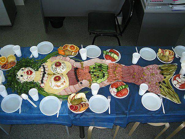 604x453, 61 Kb / стол, сервировка, русалка