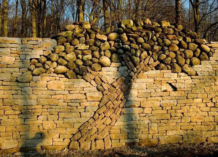 720x519, 227 Kb / камень, дерево, забор