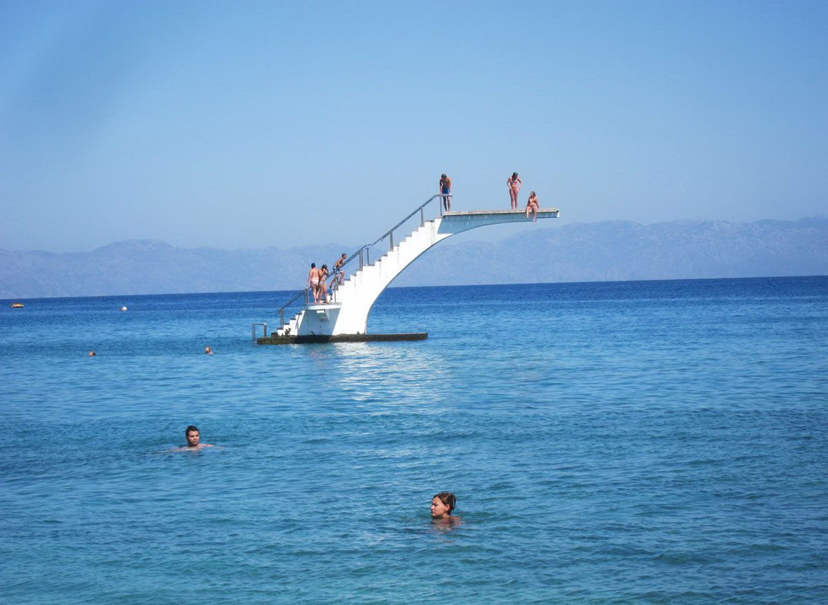 1200x878, 209 Kb / греция, море, вышка