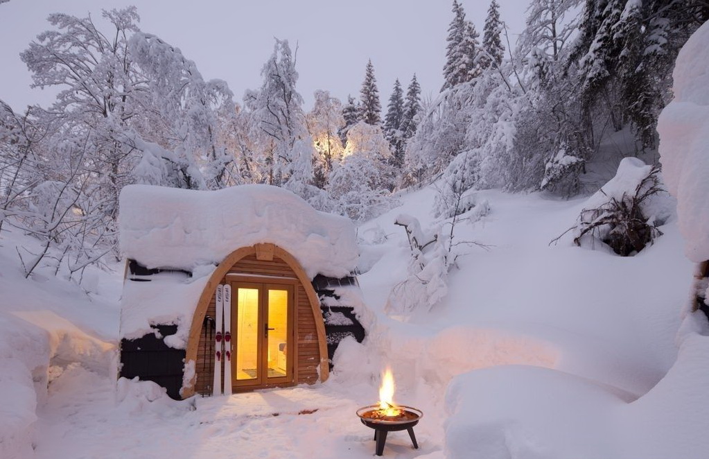 1023x662, 212 Kb / швеция, снег, зима, дом