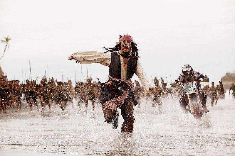 800x532, 78 Kb / воробей, пираты, кросс, мотоцикл