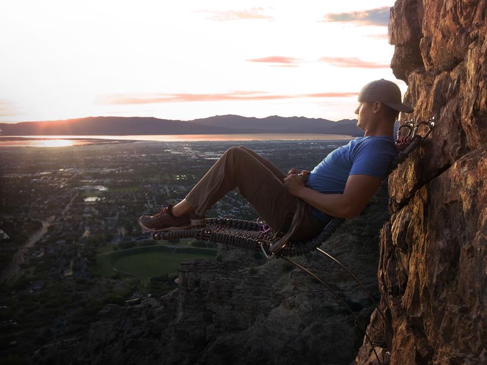 960x720, 79 Kb / кресло, скалолаз, вид, закат