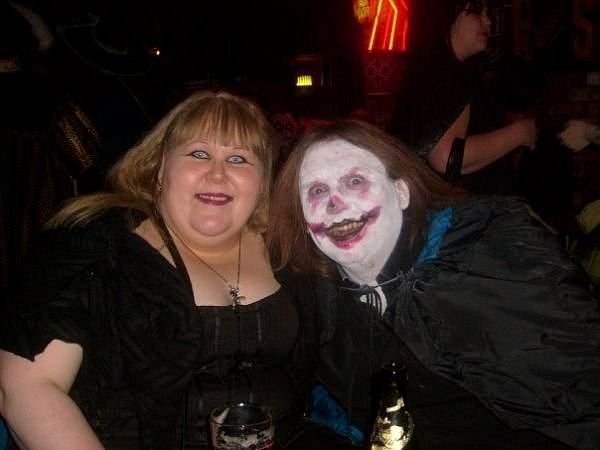 600x450, 32 Kb / клоун, грим, хэллоуин, рожа