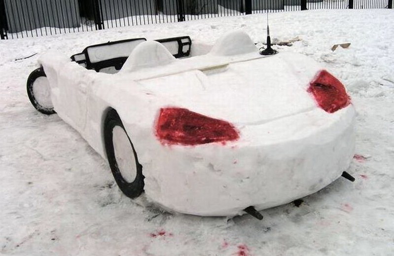 799x519, 116 Kb / снег, машина, порш