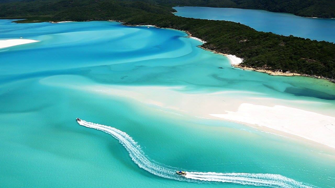 1280x720, 89 Kb / пляж, след, Австралия