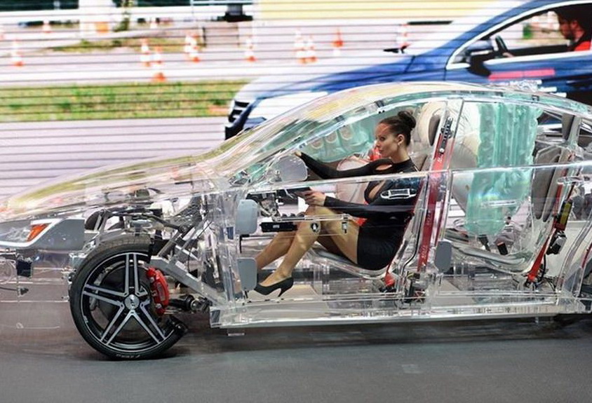 844x575, 186 Kb / авто, прозрачный, девушка, руль