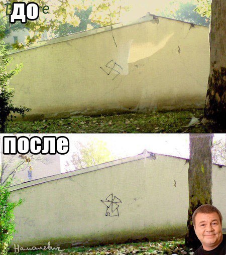 450x508, 66 Kb / доброта, свастика, мельница, забор, Дукалис, Селин, дизайн