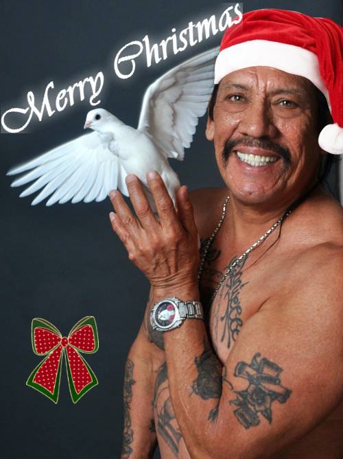 500x668, 43 Kb / дэнни трехо, мачете, голубь, рождество