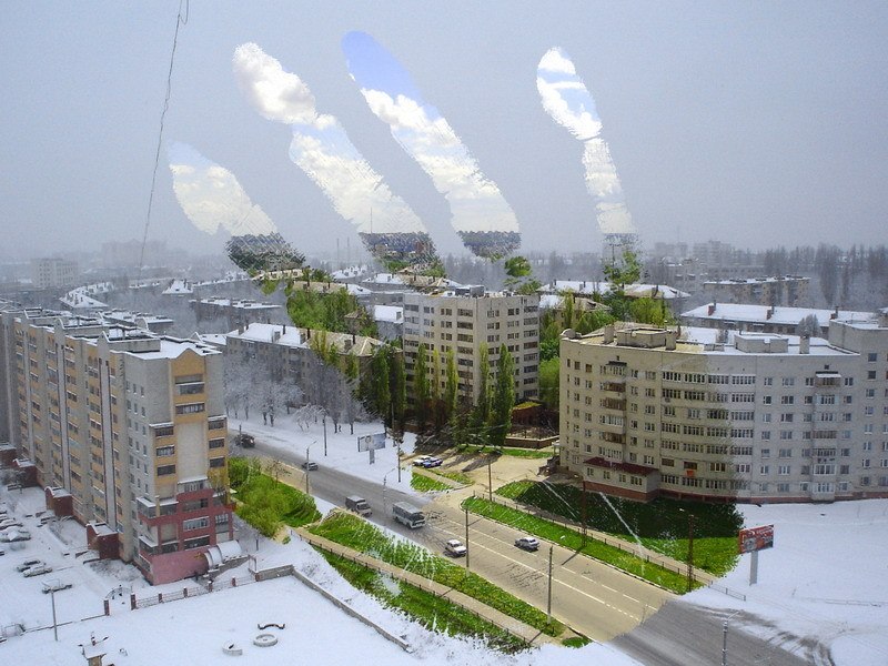 800x600, 127 Kb / ладонь, стекло, лето, зима