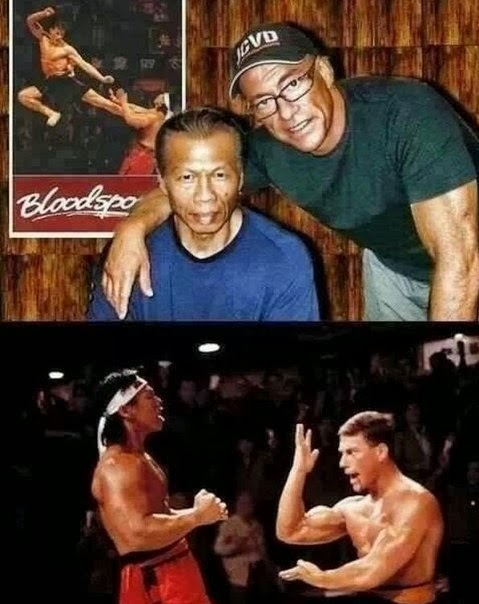 479x604, 53 Kb / Жан-Клод Ван Дамм, Боло Йенг, Кровавый спорт, тогда, сейчас