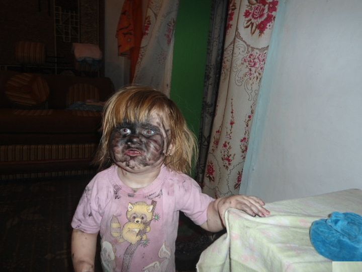 720x540, 132 Kb / домовенок, сажа, ребенок, лицо