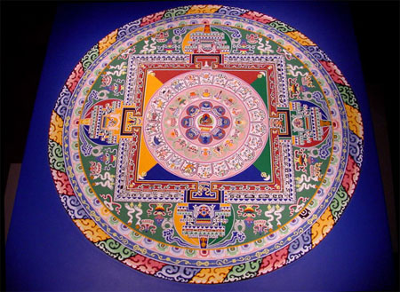 450x329, 63 Kb / мандала, песок, много работы