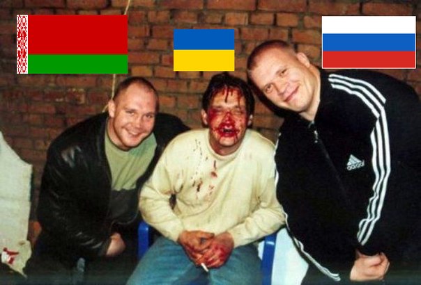 604x410, 50 Kb / беларусь, украина, россия, гопники, кровь