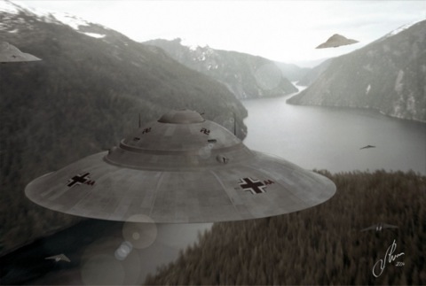 480x323, 30 Kb / НЛО, летающая тарелка, фашисты