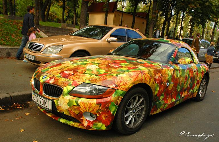 770x499, 91 Kb / BMW, аэрография, осень