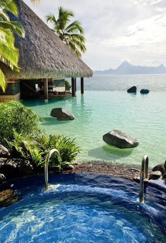 550x806, 159 Kb / Bora Bora, French, Polynesia, вода, курорт