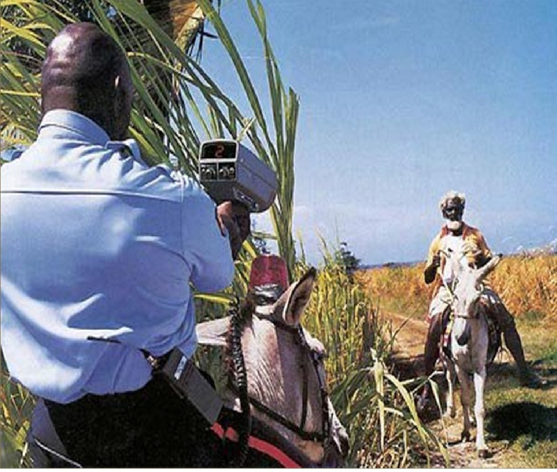 800x678, 183 Kb / ГАИ, радар, скорость, осел, мигалка, негры