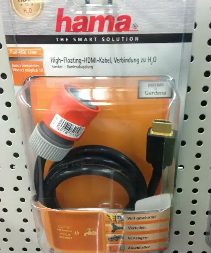 699x836, 156 Kb / hdmi, провод, вода