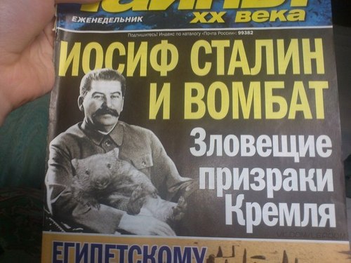 500x375, 47 Kb / журнал, сталин, вомбат