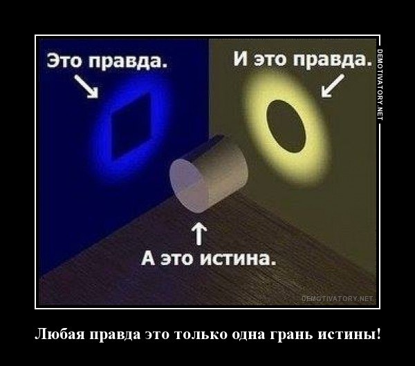600x530, 44 Kb / цилиндр, правда, истина, демотиватор