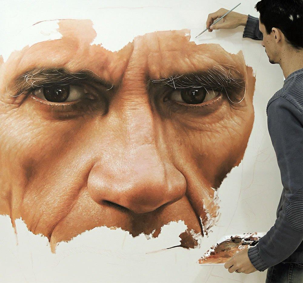 1000x935, 126 Kb / Fabiano Millani, художник, холст, портрет, гиперреализм