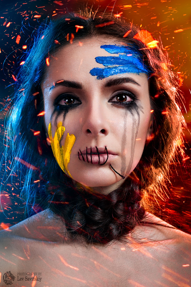 666x1000, 270 Kb / политота, украина, Оксана Марчук, девушка,