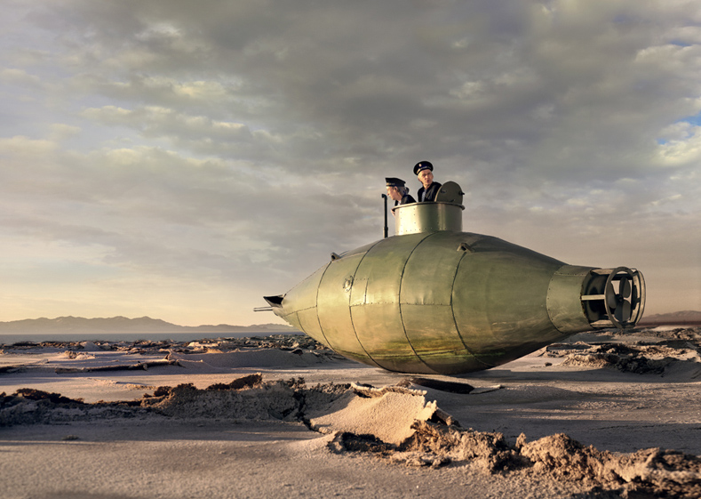 789x561, 214 Kb / лед, подводная, лодка