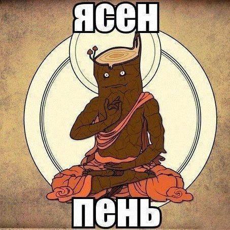 453x453, 65 Kb / пень, святой, буддист, ясен