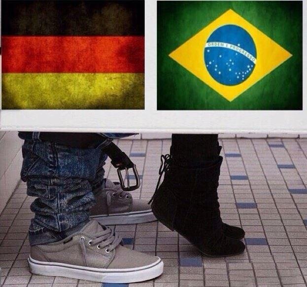 623x582, 60 Kb / германия, бразилия, чм, 2014, флаги