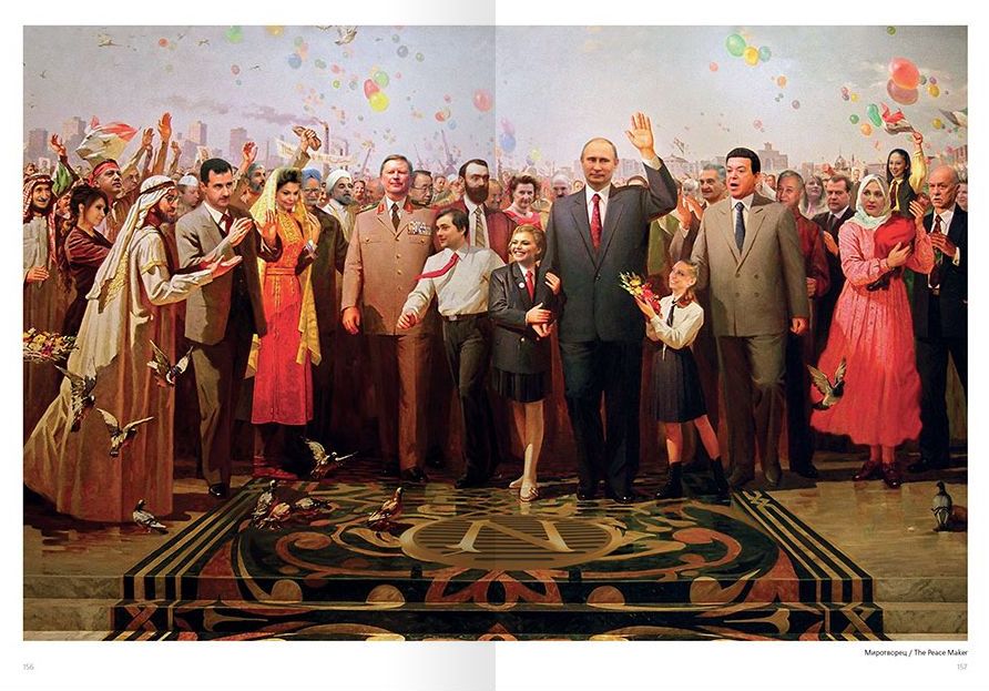 892x623, 125 Kb / политота, вождь, путин, спаситель, приветствие, овации, панорама, миротворец