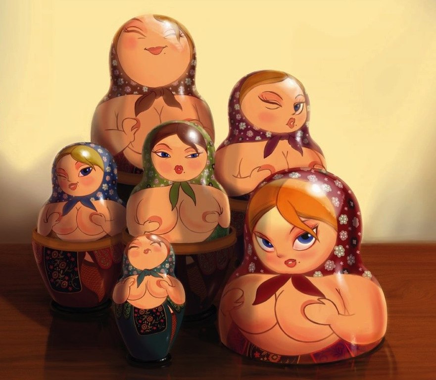 881x768, 101 Kb / матрёшки