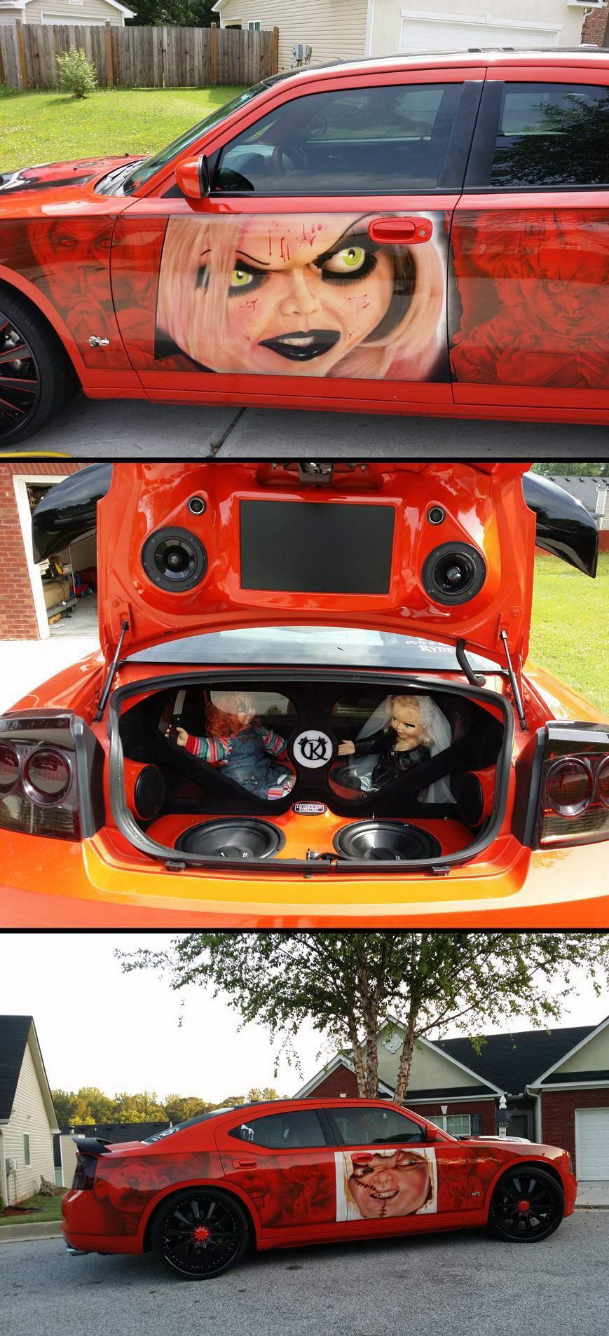 869x1907, 298 Kb / авто, аэрография, кукла, чаки