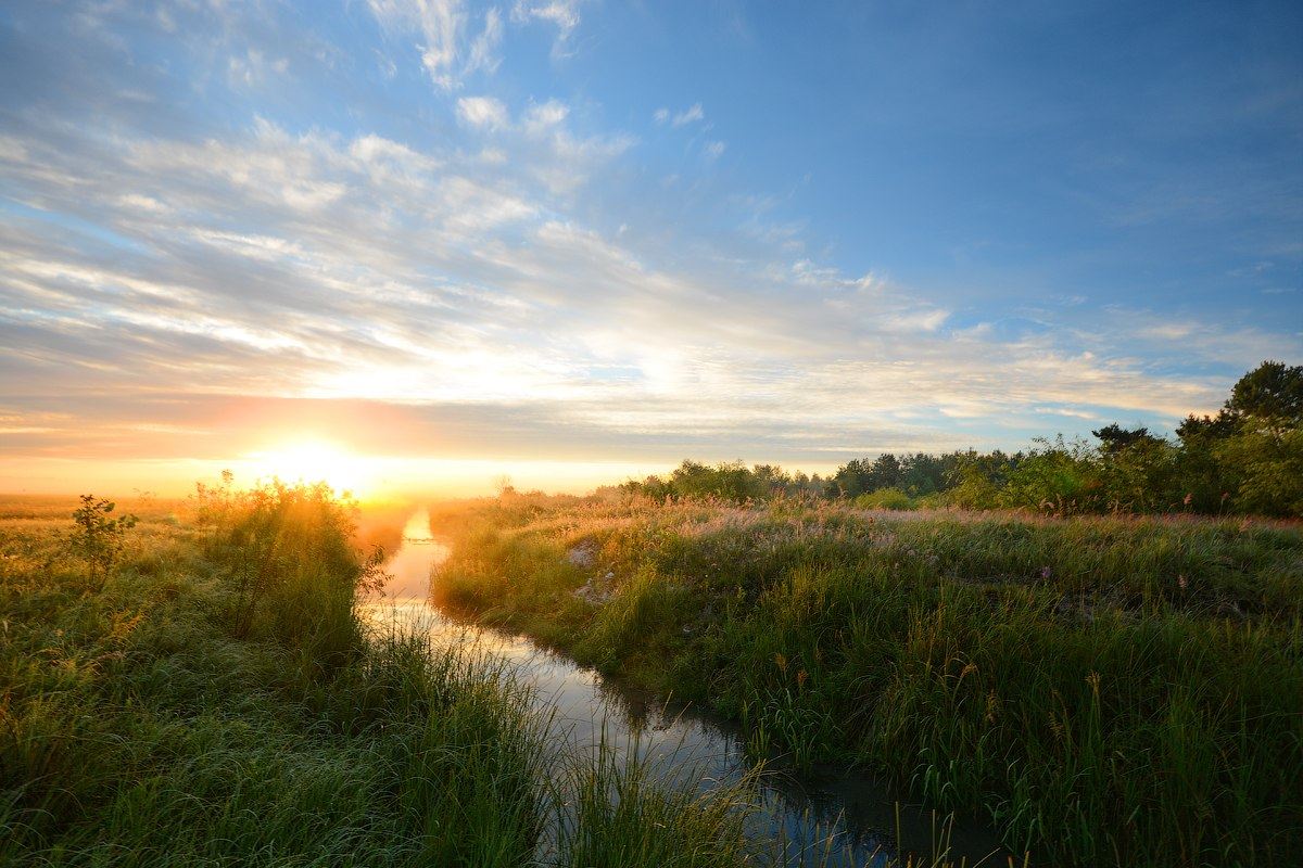 1200x800, 161 Kb / рассвет, утро, река, природа