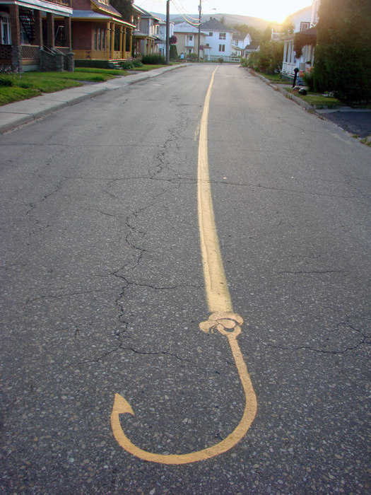 525x700, 124 Kb / разметка, крюк, рыболовный, дорога, крючок