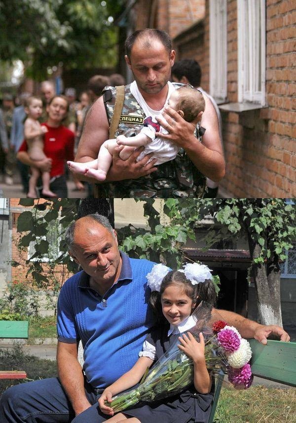 600x856, 165 Kb / спецназовец, ребенок, Беслан, выросла