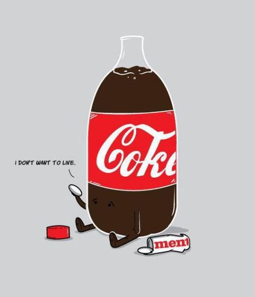 500x583, 18 Kb / кока-кола, ментос, суицид, самоубийство