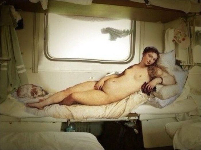 700x523, 52 Kb / Тициан, Венера, плацкарт, боковушка