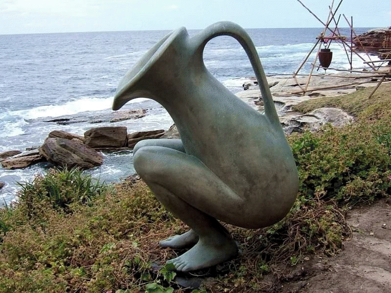 800x600, 296 Kb / кувшин, ноги, море, берег, камни