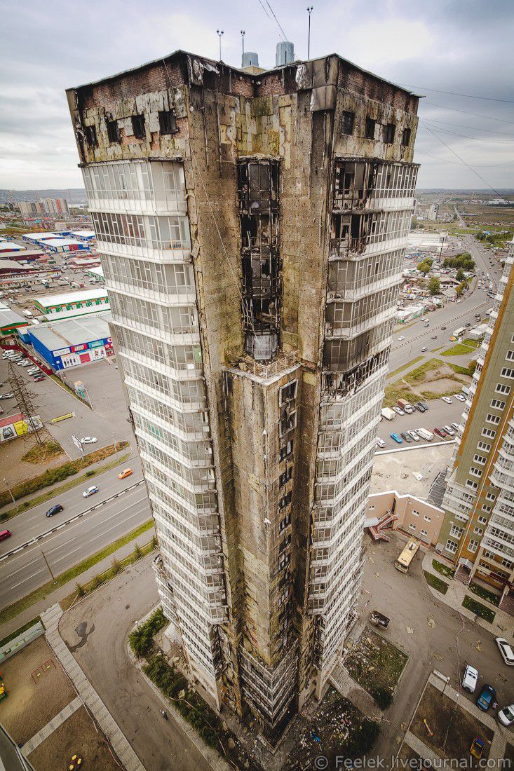 733x1100, 257 Kb / Пожар, высотка, Новая, высота