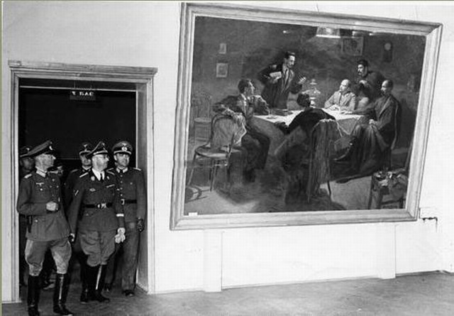 640x445, 60 Kb / гиммлер, галерея, картина, ленин, минск