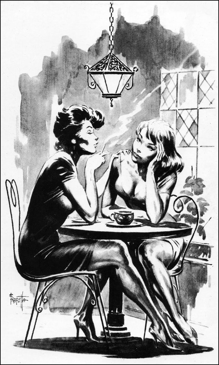 722x1200, 276 Kb / фонарь, чашка, кофе, сигарета, ч/б, столик, ноги, сиськи, рисунок