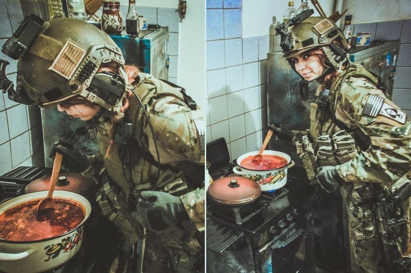 807x537, 120 Kb / маша, страйкбол, форма, кухня, военщина, борщ, плита