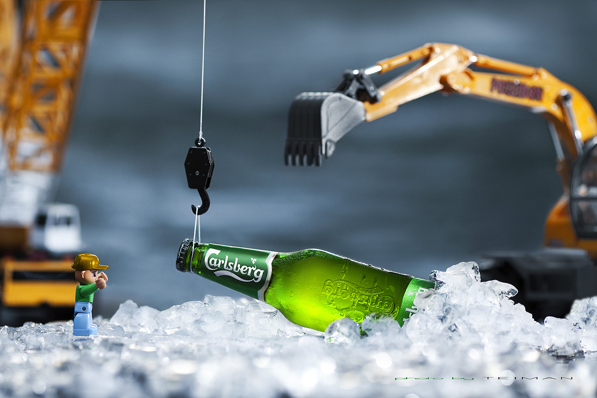 1170x780, 275 Kb / carlsberg, lego, карлсберг, лего, пиво, лед, teiman, стекло, бутылка