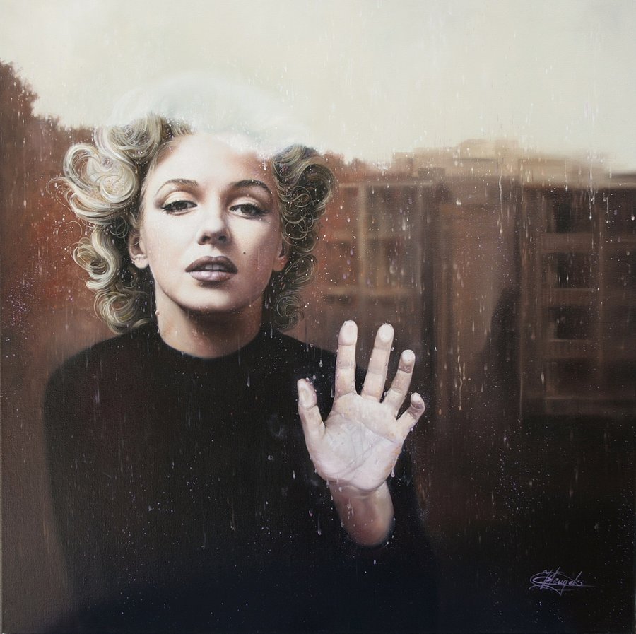 900x897, 121 Kb / Marilyn Monroe, Мэрилин Монро, кристиан влегелс, Christiane Vleugels