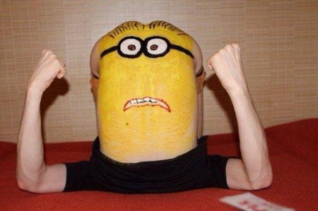 450x299, 26 Kb / миньон, спина, очки, кулаки