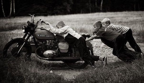 604x349, 63 Kb / иж, юпитер, мотоцикл, мальчишки, пацаны